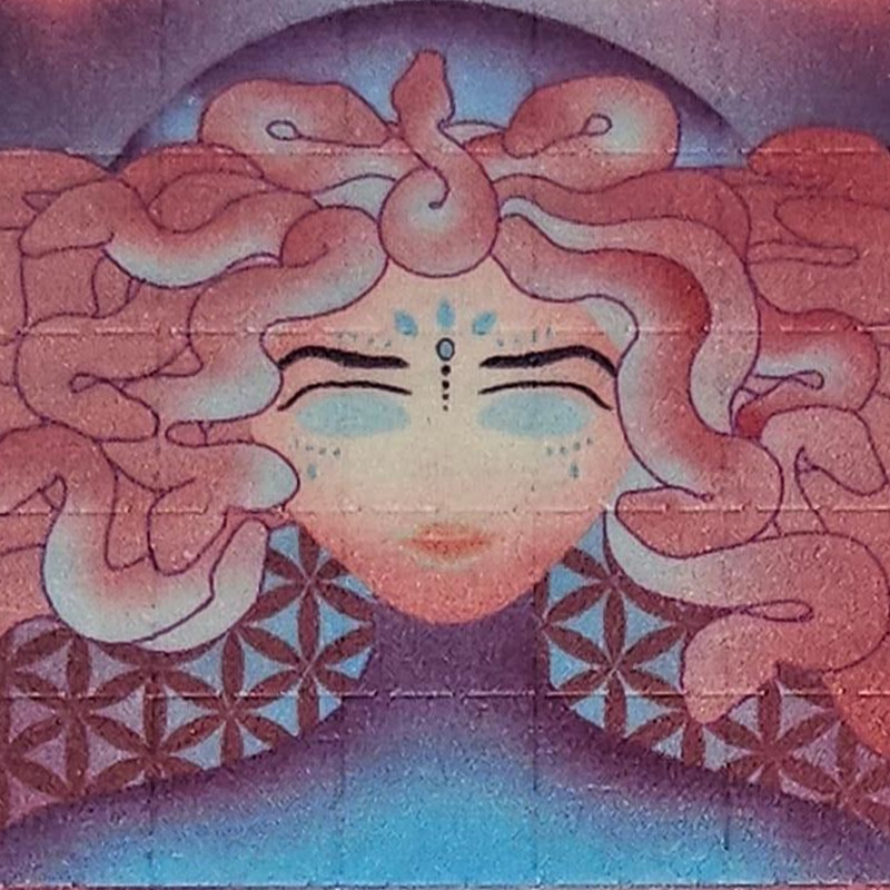 1S-L$D メデューサ柄 【225】