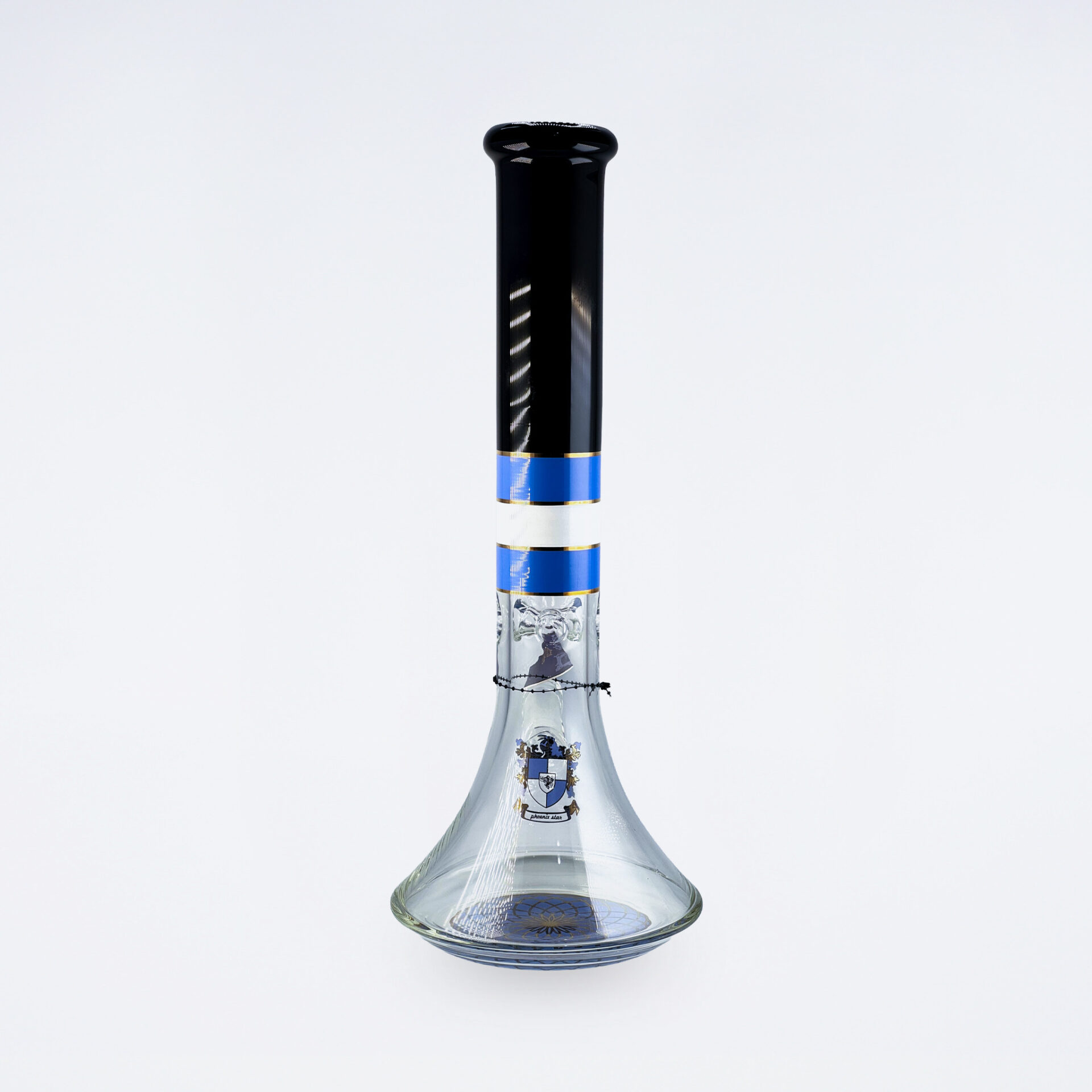 アームダウンステムビーカーボング-ブルー PHOENIX STAR - 画像 (3)