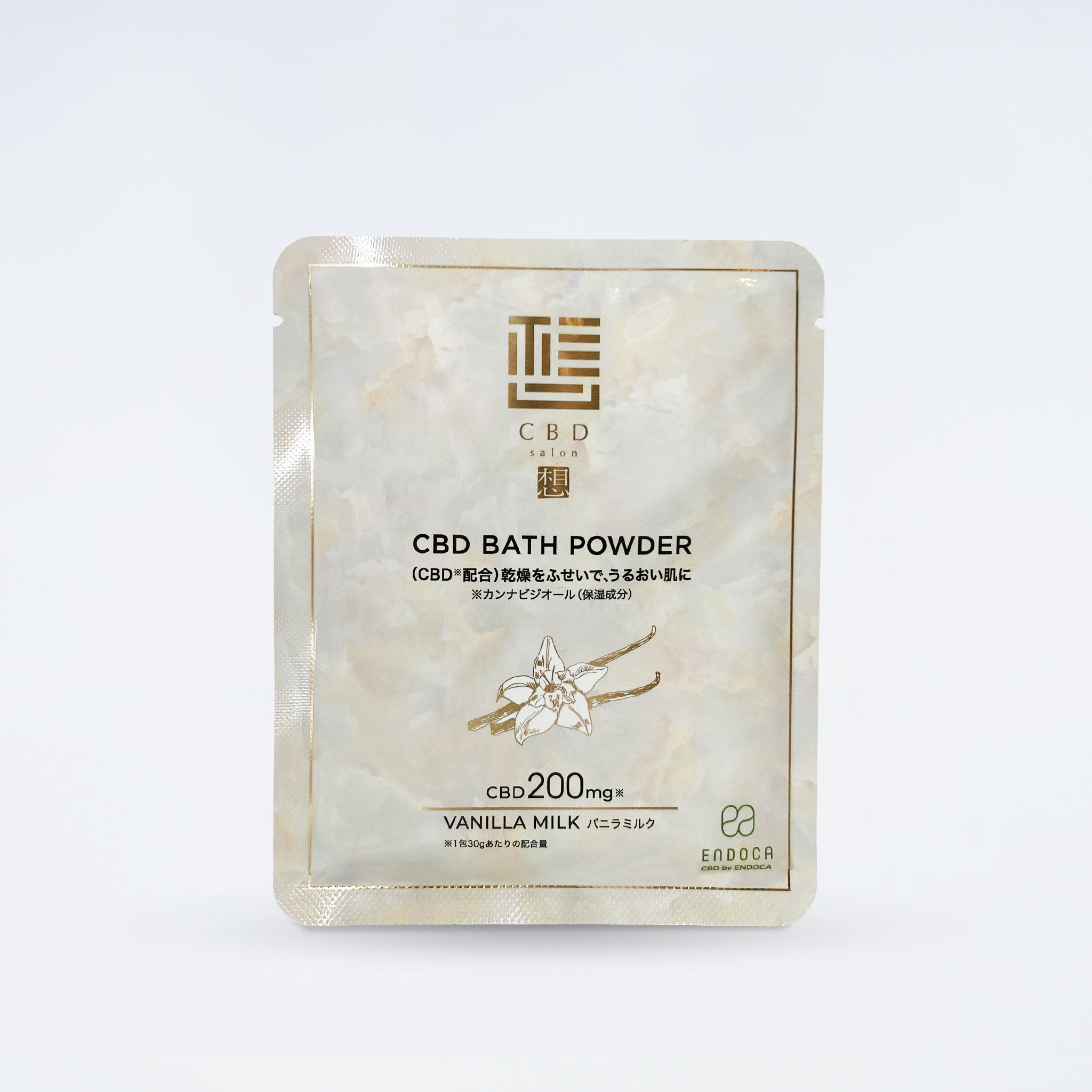 CBDスキンケア　バスパウダー バニラミルク